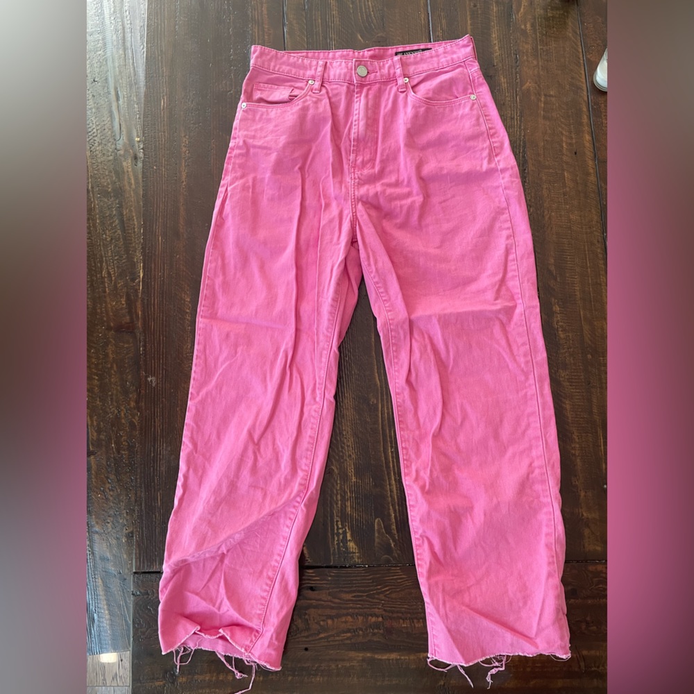 Blank NYC Straight Leg Jeans Pink